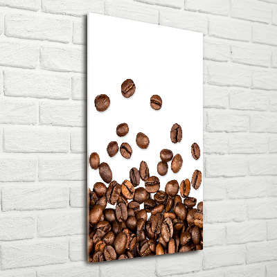 Staand plexiglas foto Koffiebonen