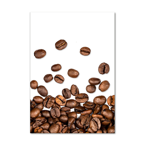 Staand plexiglas foto Koffiebonen