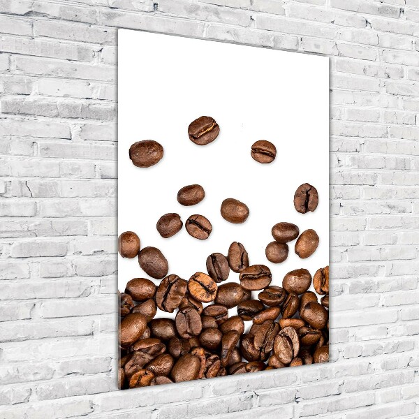 Staand plexiglas foto Koffiebonen
