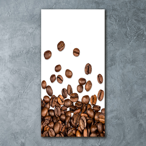 Staand plexiglas foto Koffiebonen