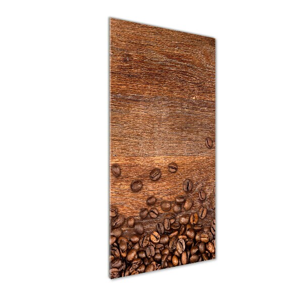 Obraz zdjęcie szkło akryl pionowy Ziarna kawy