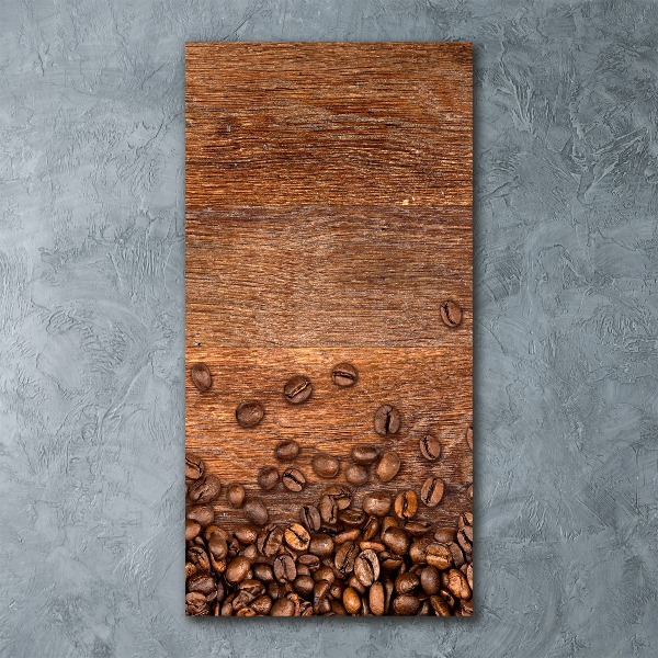 Obraz zdjęcie szkło akryl pionowy Ziarna kawy