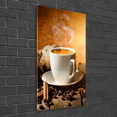 Staand plexiglas foto Een kopje koffie