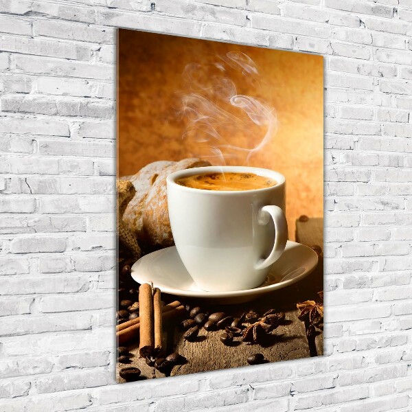 Staand plexiglas foto Een kopje koffie