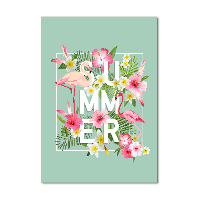 Staand foto in plexiglas Vakanties en flamingo's