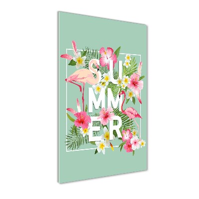 Staand foto in plexiglas Vakanties en flamingo's