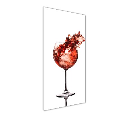 Staand foto plexiglas Een glas wijn