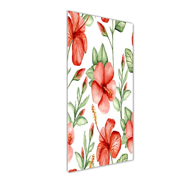 Staand foto in plexiglas Tropische bloemen