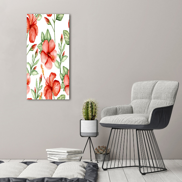 Staand foto in plexiglas Tropische bloemen