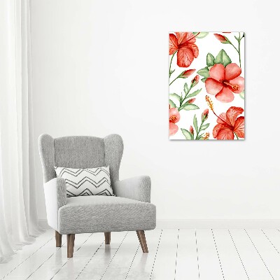 Staand foto in plexiglas Tropische bloemen