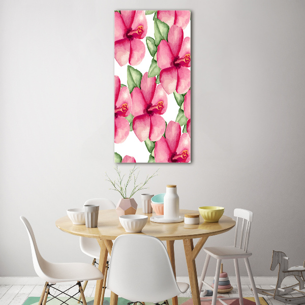 Staand foto op plexiglas Tropische bloemen