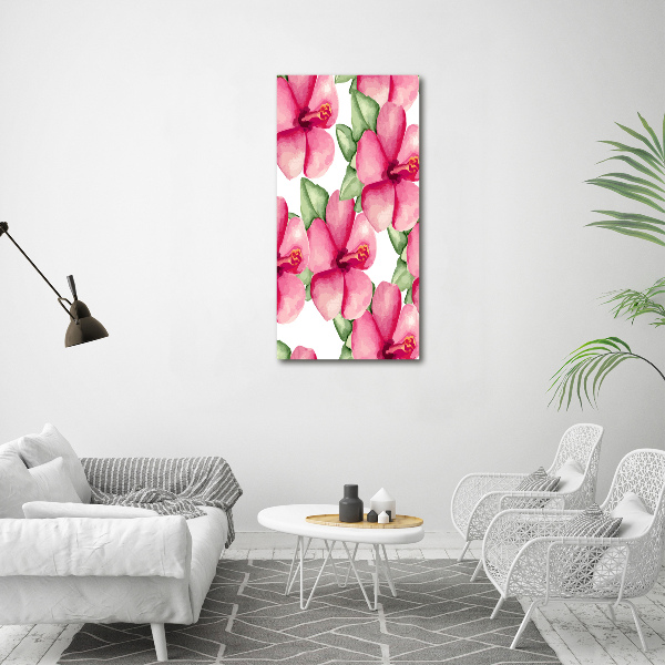 Staand foto op plexiglas Tropische bloemen