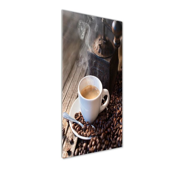 Staand foto plexiglas Een kopje koffie