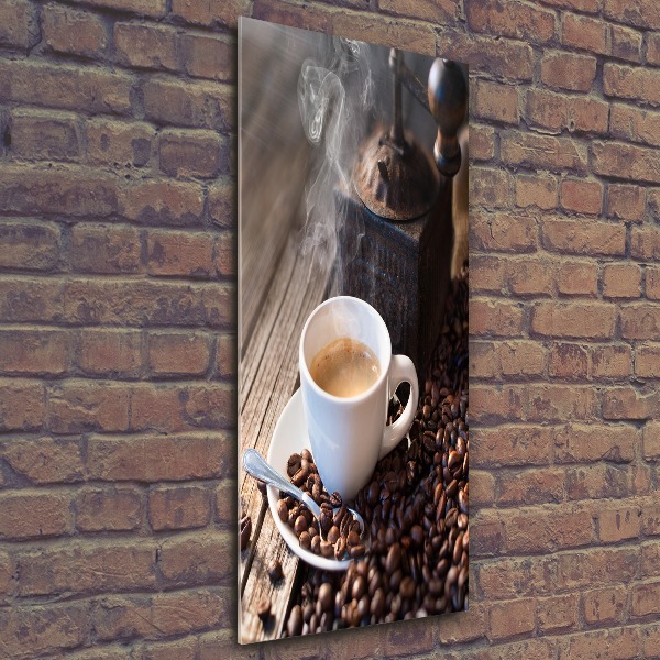 Staand foto plexiglas Een kopje koffie