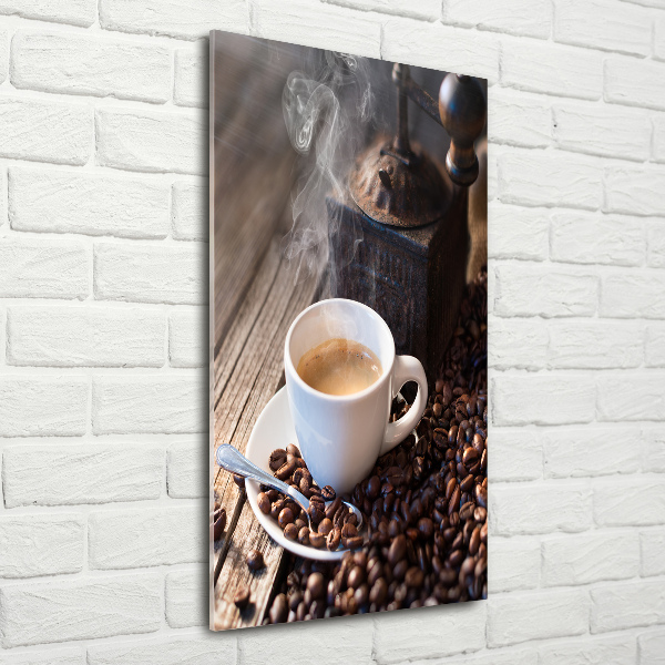 Staand foto plexiglas Een kopje koffie