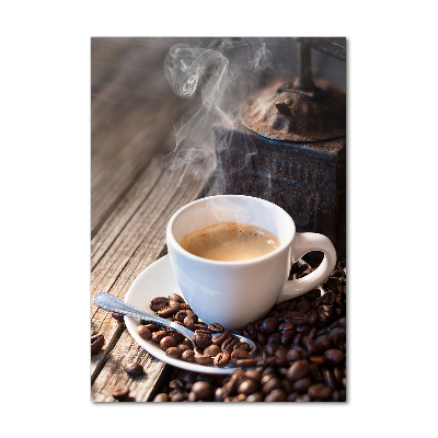 Staand foto plexiglas Een kopje koffie