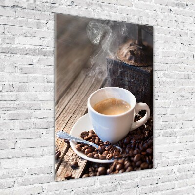 Staand foto plexiglas Een kopje koffie