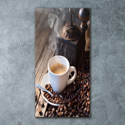 Staand foto plexiglas Een kopje koffie
