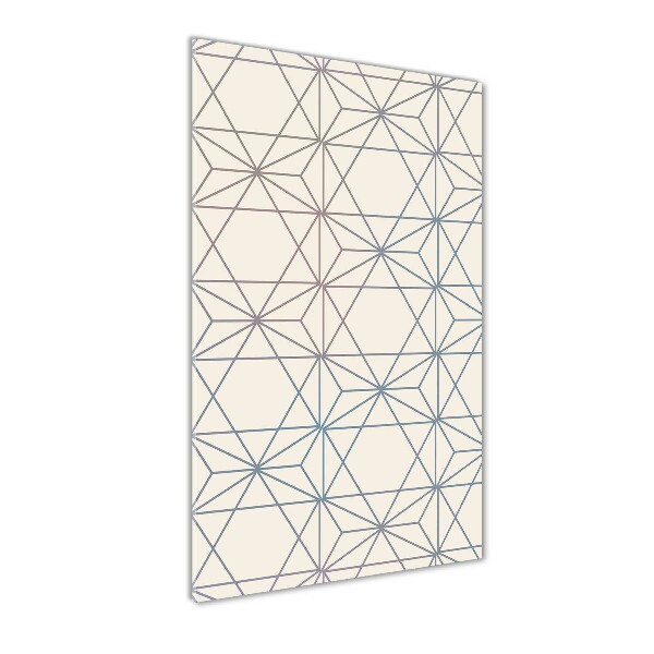 Staand foto in plexiglas Geometrische achtergrond