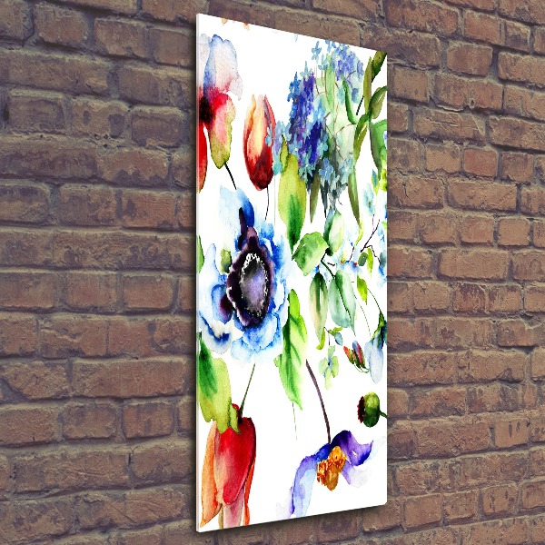 Staand foto in plexiglas Wilde bloemen