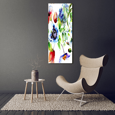 Staand foto in plexiglas Wilde bloemen