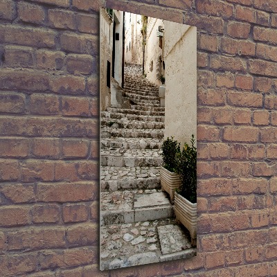 Staand foto op plexiglas Een charmante straat