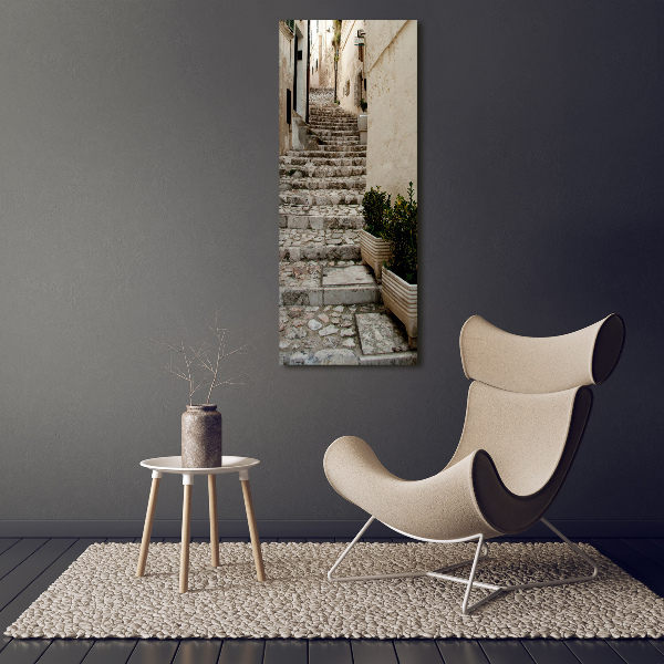Staand foto op plexiglas Een charmante straat