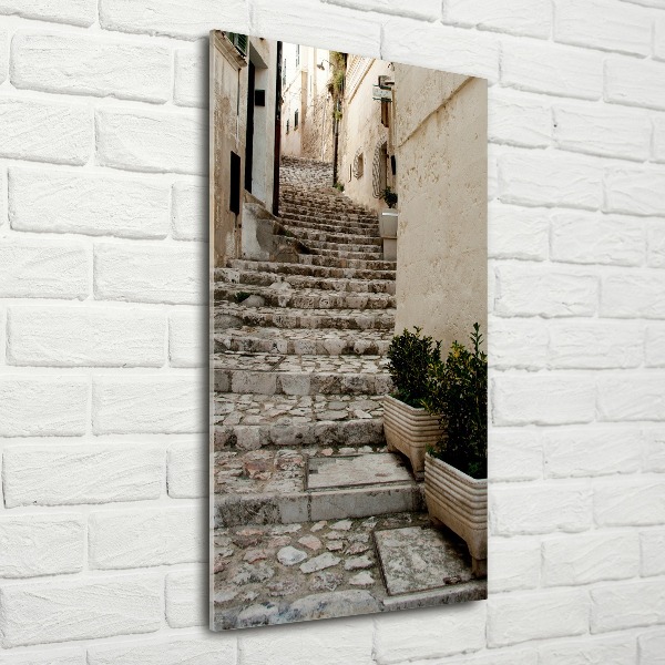 Staand foto op plexiglas Een charmante straat