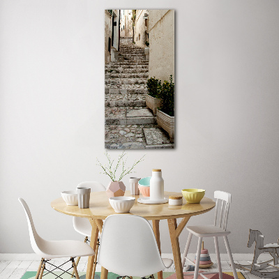 Staand foto op plexiglas Een charmante straat