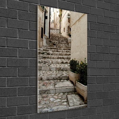 Staand foto op plexiglas Een charmante straat