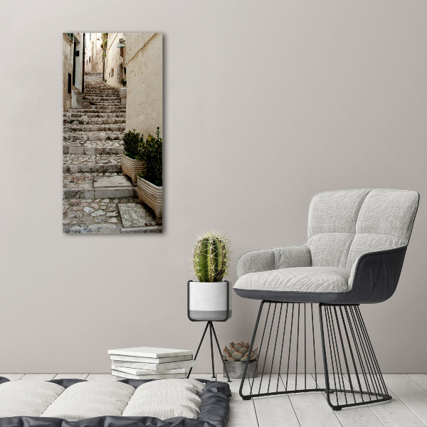 Staand foto op plexiglas Een charmante straat