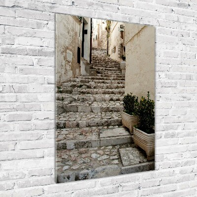Staand foto op plexiglas Een charmante straat