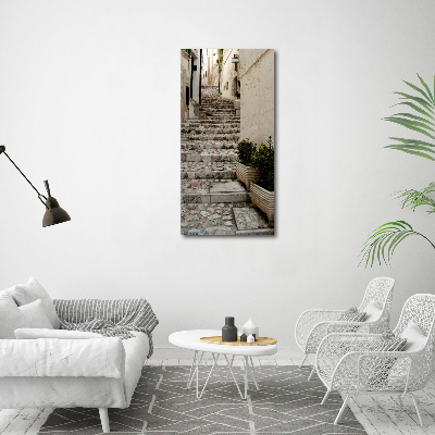 Staand foto op plexiglas Een charmante straat