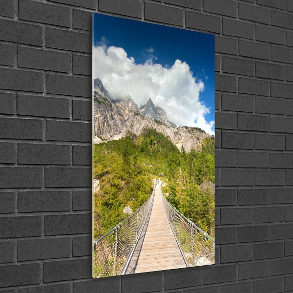 Staand foto in plexiglas Hangbrug