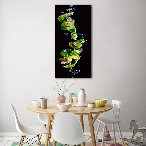 Staand plexiglas foto Limoenen en citroenen