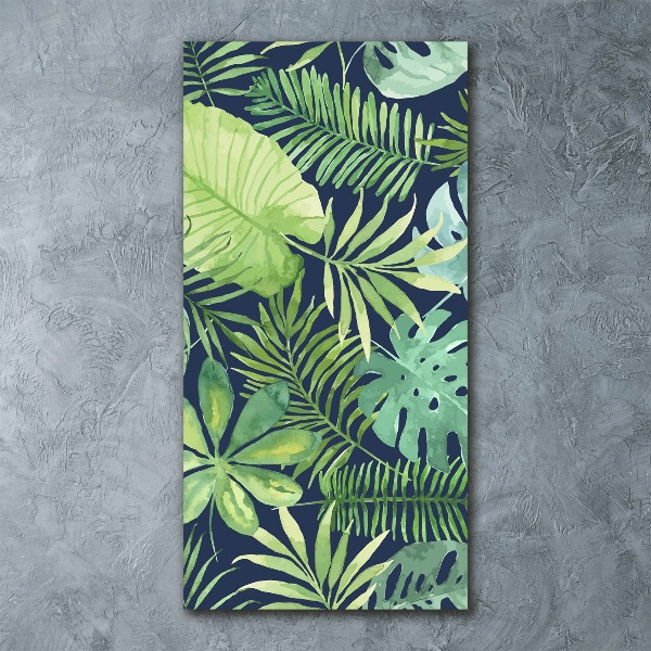 Staand foto op plexiglas Tropische bladeren