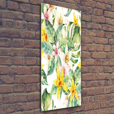 Staand foto in plexiglas Tropische bloemen