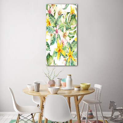 Staand foto in plexiglas Tropische bloemen