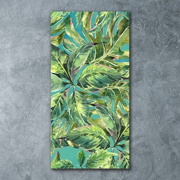 Staand foto op plexiglas Tropische bladeren