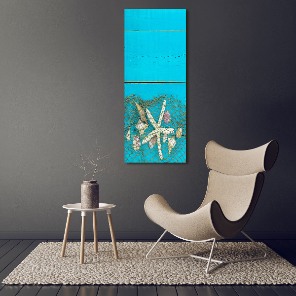 Staand foto plexiglas Schelpen en zeesterren