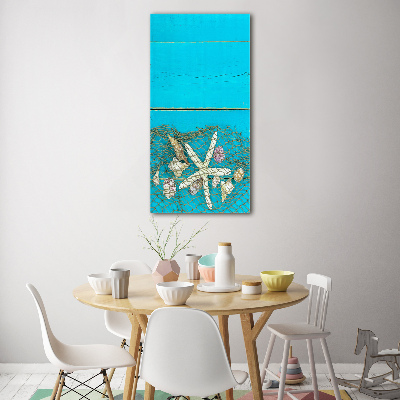 Staand foto plexiglas Schelpen en zeesterren