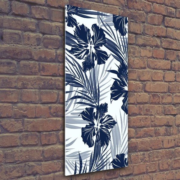 Staand foto op plexiglas Tropische bloemen