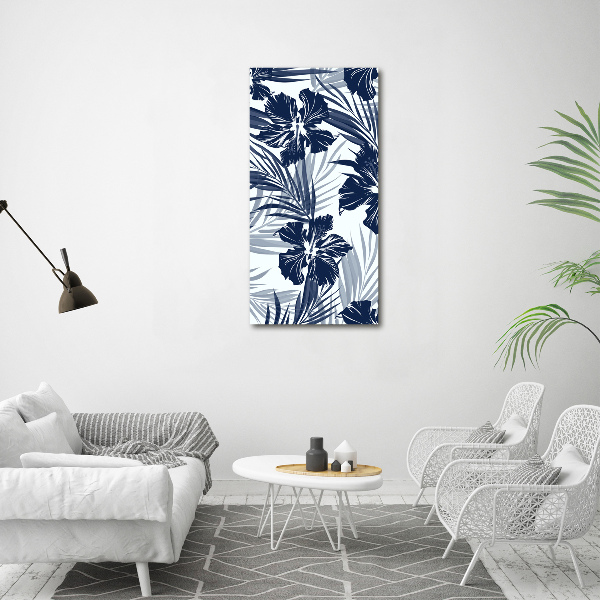 Staand foto op plexiglas Tropische bloemen