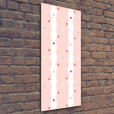 Staand foto plexiglas Kleurrijke stippen achtergrond