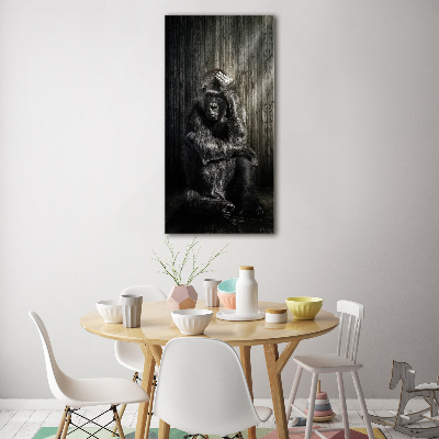 Staand foto op plexiglas Gorilla