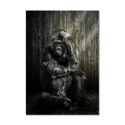 Staand foto op plexiglas Gorilla
