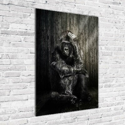 Staand foto op plexiglas Gorilla