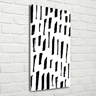 Staand foto op plexiglas Zwart-witte vlekken