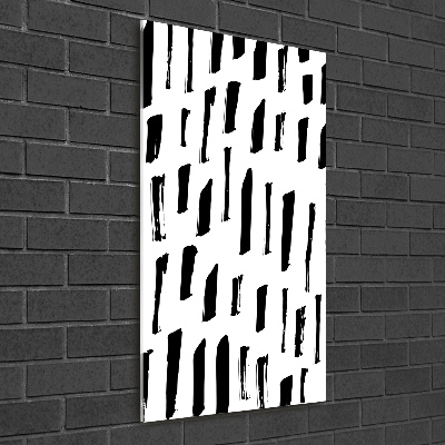 Staand foto op plexiglas Zwart-witte vlekken