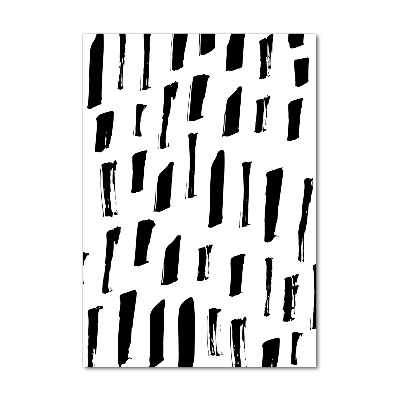 Staand foto op plexiglas Zwart-witte vlekken